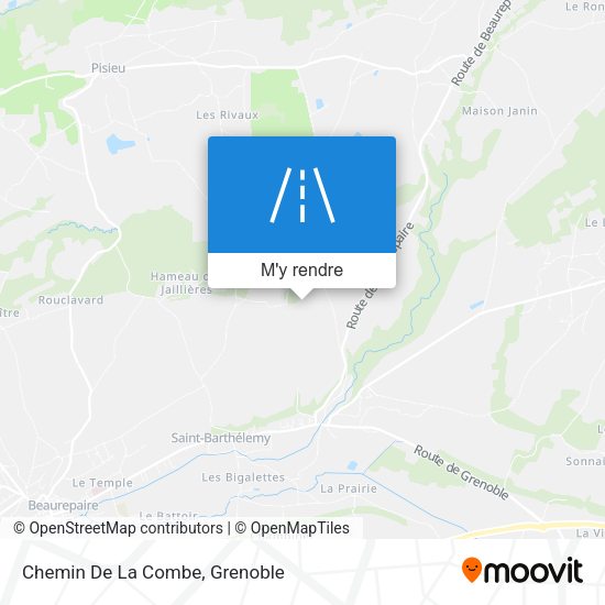 Chemin De La Combe plan