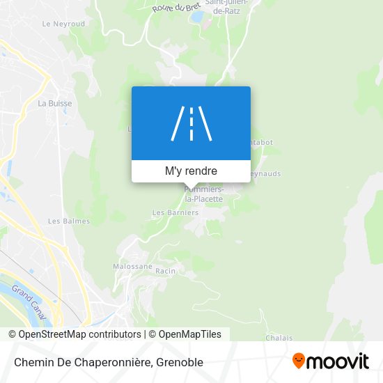 Chemin De Chaperonnière plan