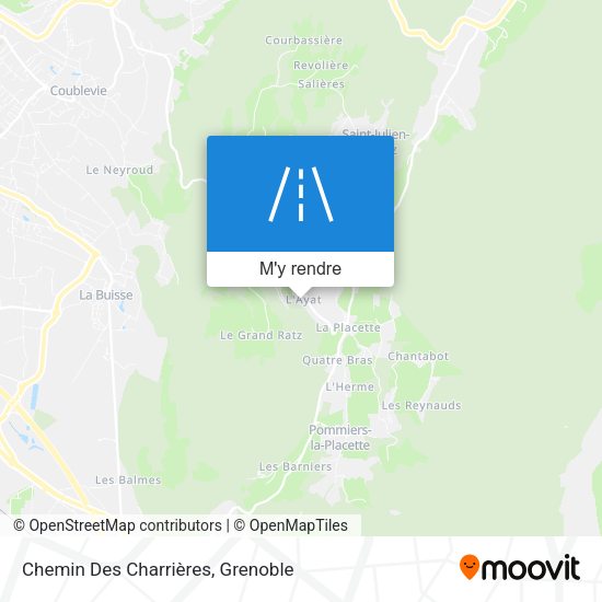 Chemin Des Charrières plan