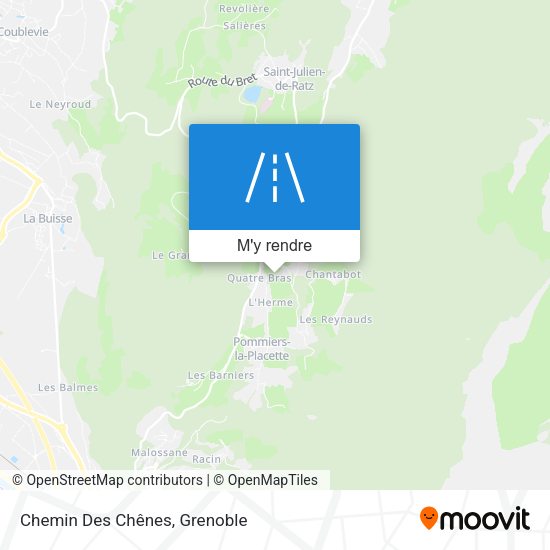 Chemin Des Chênes plan