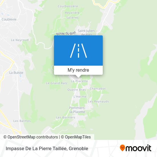 Impasse De La Pierre Taillée plan