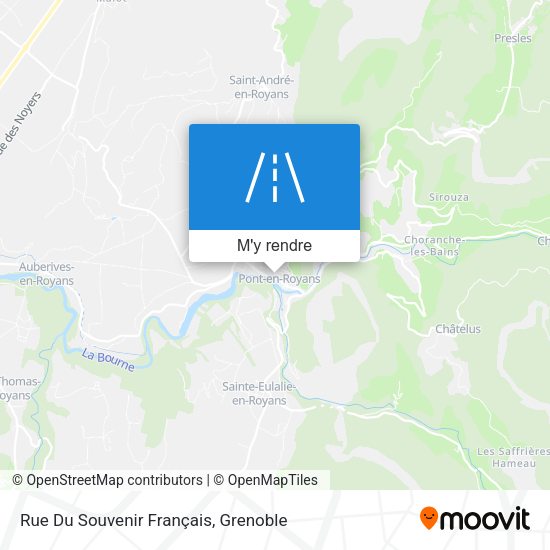 Rue Du Souvenir Français plan