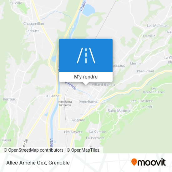 Allée Amélie Gex plan