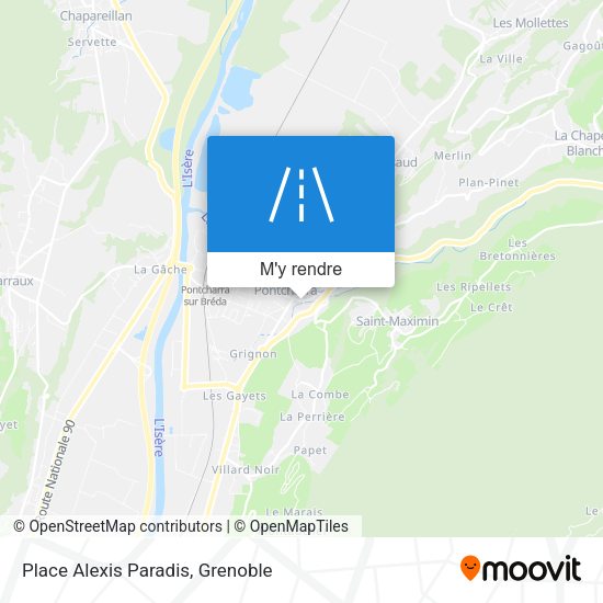 Place Alexis Paradis plan