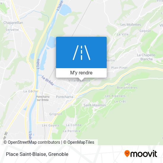 Place Saint-Blaise plan