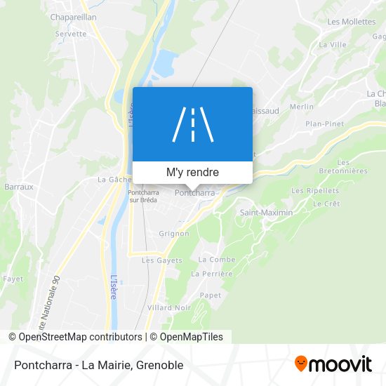Pontcharra - La Mairie plan