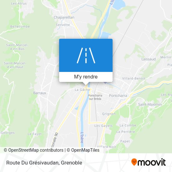 Route Du Grésivaudan plan