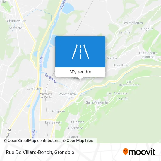 Rue De Villard-Benoit plan