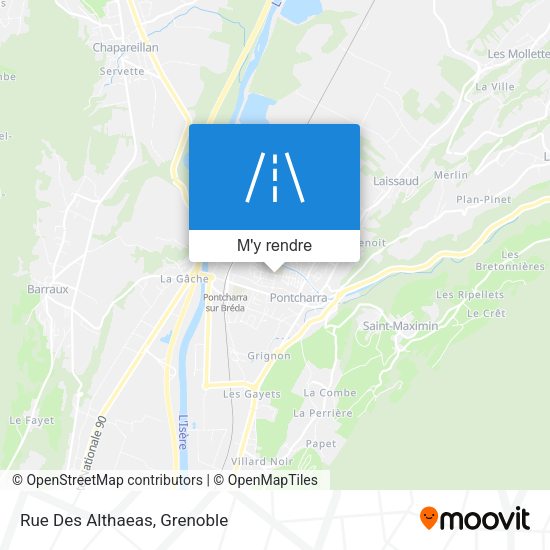 Rue Des Althaeas plan