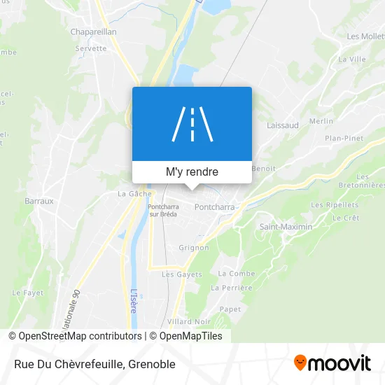 Rue Du Chèvrefeuille plan