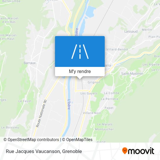Rue Jacques Vaucanson plan