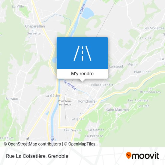 Rue La Coisetière plan