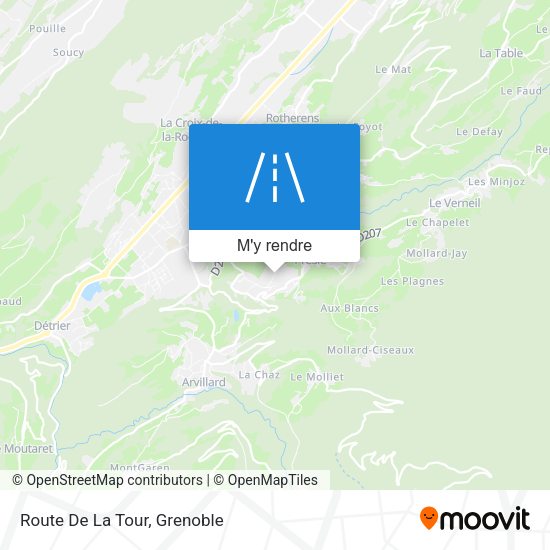 Route De La Tour plan