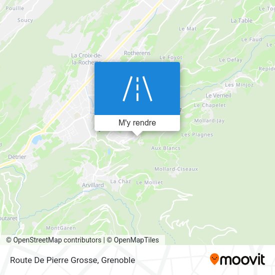 Route De Pierre Grosse plan