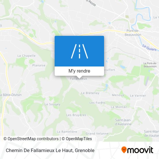 Chemin De Fallamieux Le Haut plan