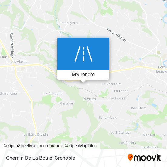 Chemin De La Boule plan