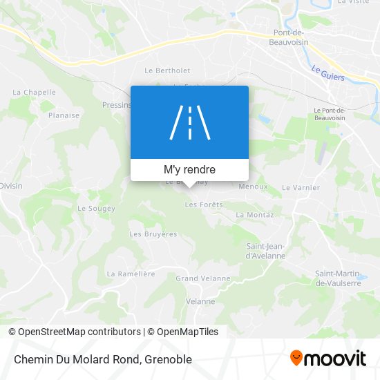 Chemin Du Molard Rond plan
