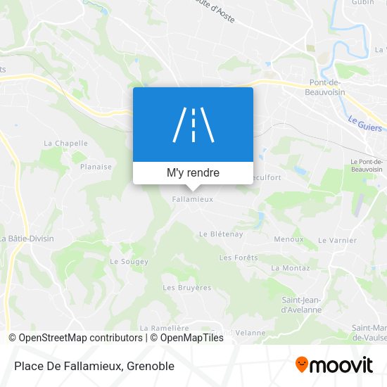 Place De Fallamieux plan