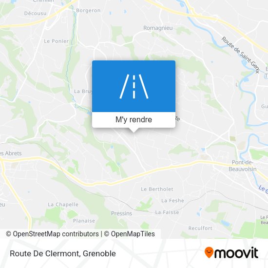 Route De Clermont plan