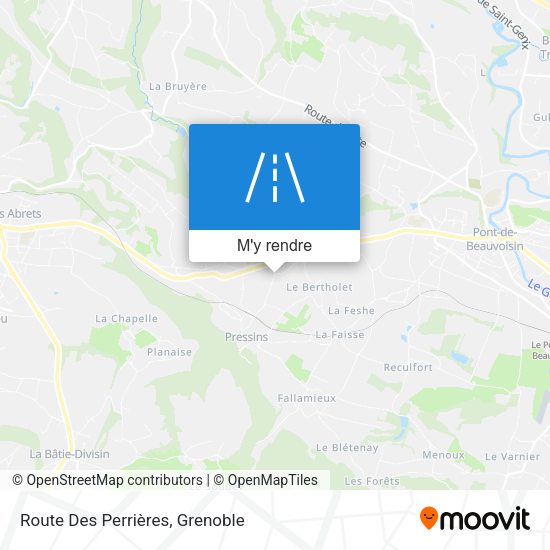Route Des Perrières plan