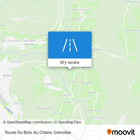 Route Du Bois Au Chêne plan