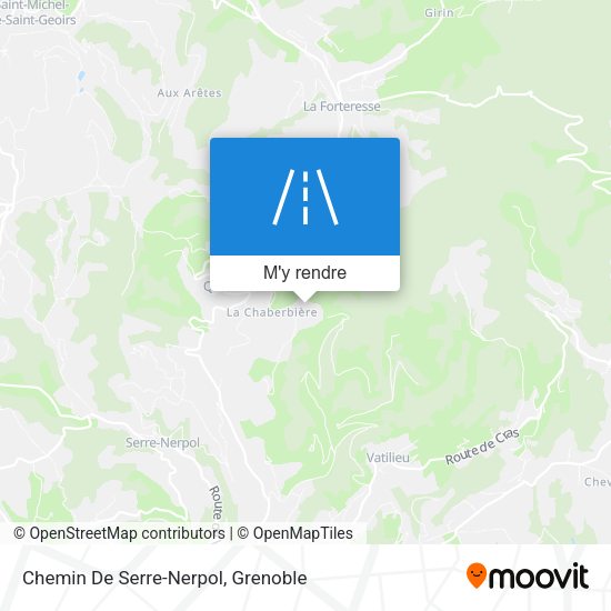Chemin De Serre-Nerpol plan