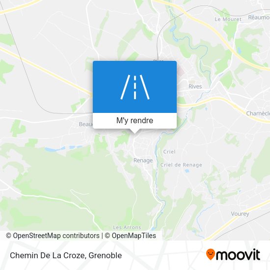 Chemin De La Croze plan