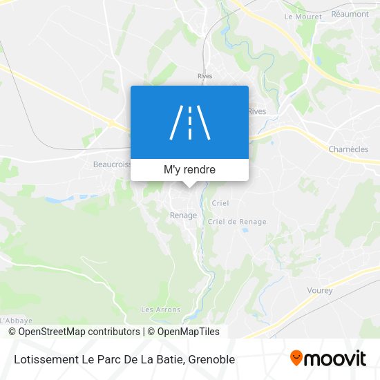 Lotissement Le Parc De La Batie plan