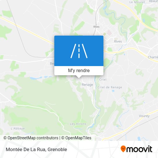 Montée De La Rua plan