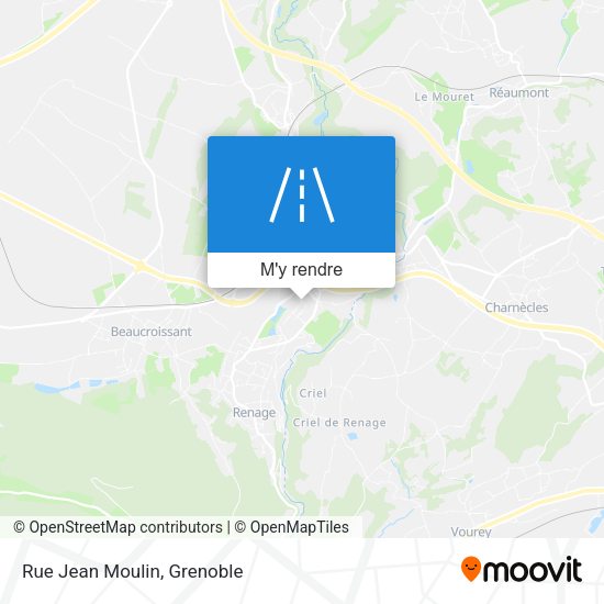 Rue Jean Moulin plan