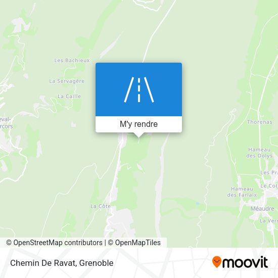 Chemin De Ravat plan