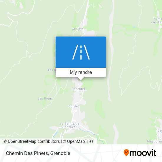 Chemin Des Pinets plan