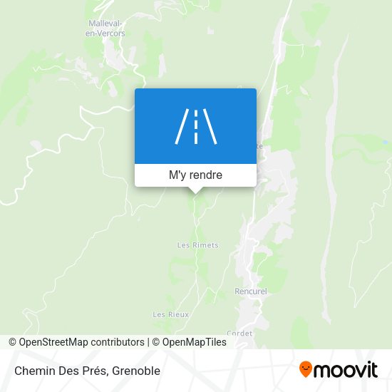 Chemin Des Prés plan