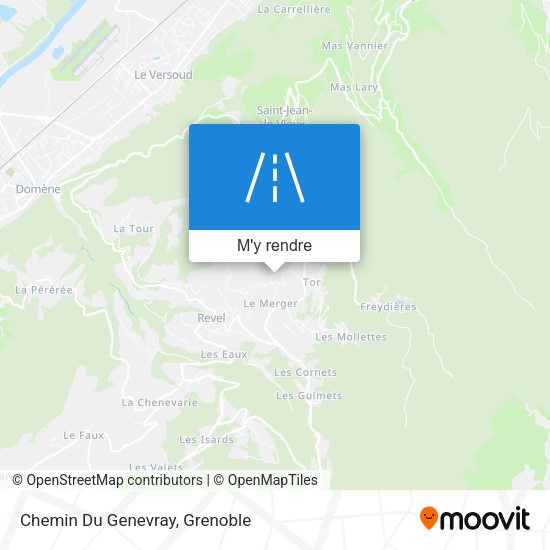 Chemin Du Genevray plan