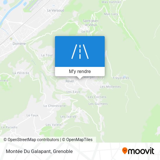 Montée Du Galapant plan