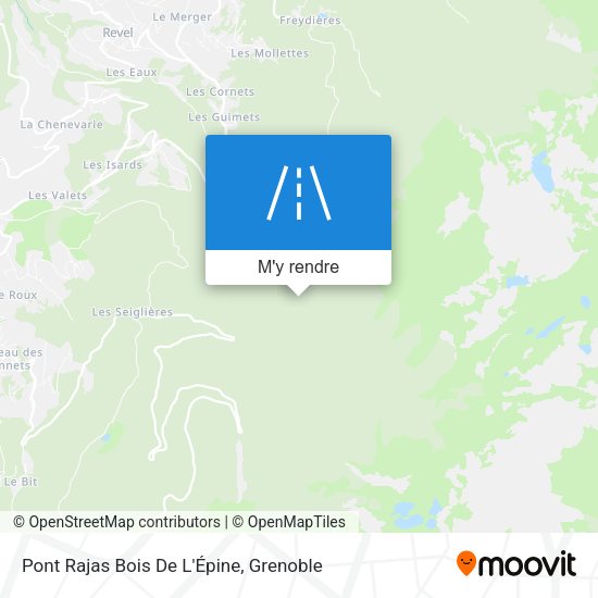 Pont Rajas Bois De L'Épine plan