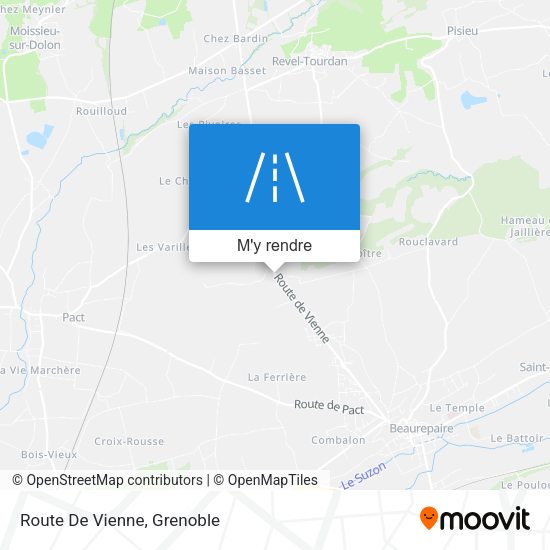 Route De Vienne plan