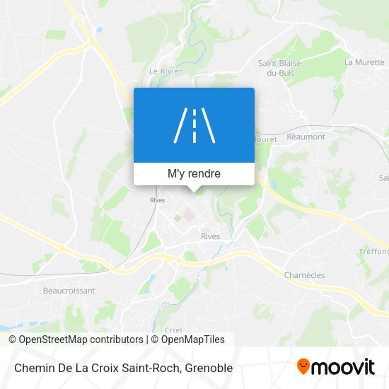 Chemin De La Croix Saint-Roch plan