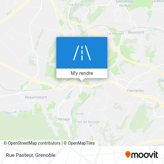 Rue Pasteur plan