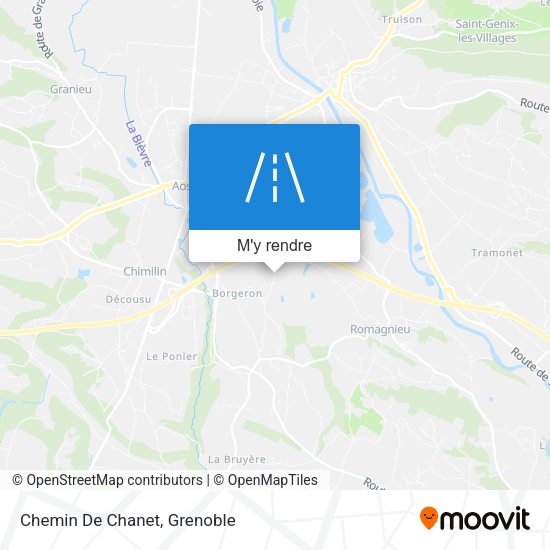 Chemin De Chanet plan