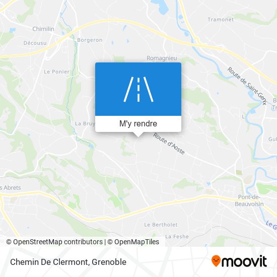 Chemin De Clermont plan