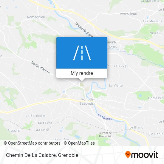 Chemin De La Calabre plan