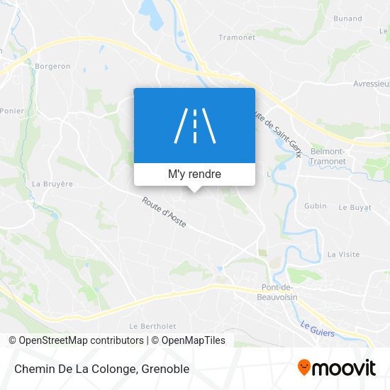 Chemin De La Colonge plan
