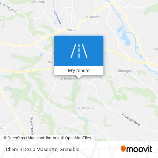 Chemin De La Massotte plan