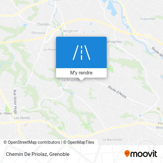 Chemin De Priolaz plan