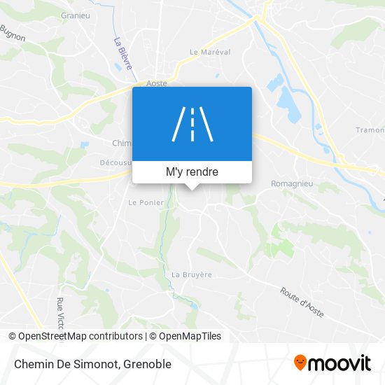Chemin De Simonot plan