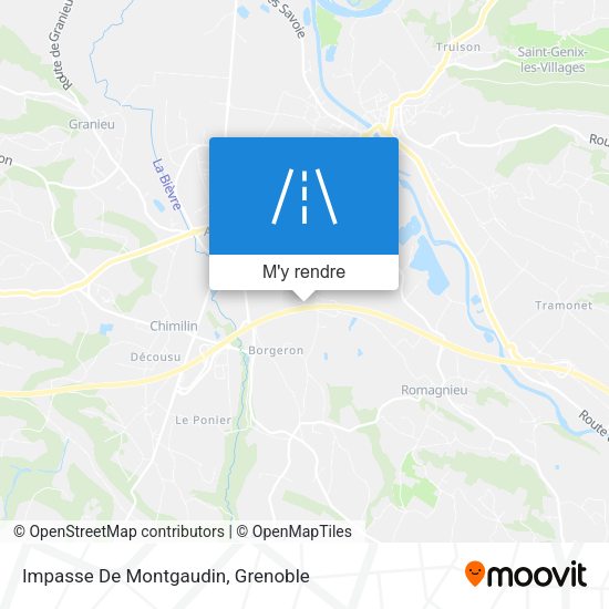 Impasse De Montgaudin plan