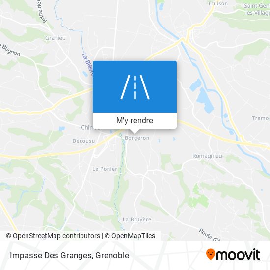 Impasse Des Granges plan
