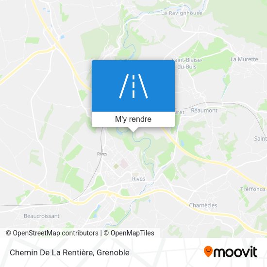 Chemin De La Rentière plan