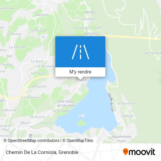 Chemin De La Corniola plan
